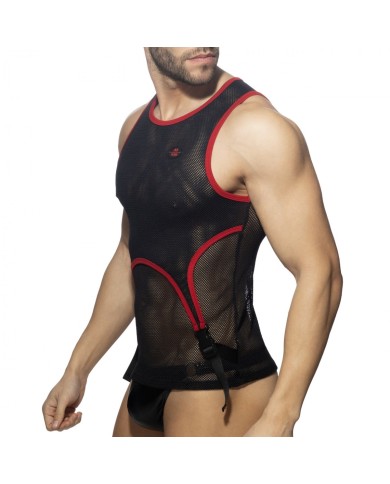 Addicted Mesh Double Click Tank Top ADF162