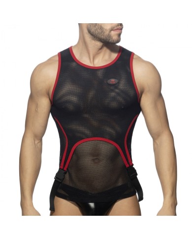Addicted Mesh Double Click Tank Top ADF162