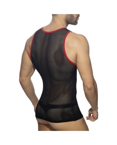 Addicted Crossed Mesh Tank Top ADF161