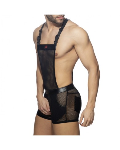 Addicted Rub Mesh Overalls ADF164