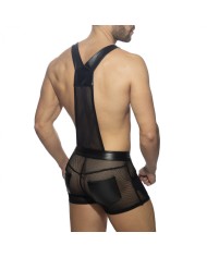 Addicted Rub Mesh Overalls ADF164