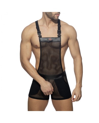 Addicted Rub Mesh Overalls ADF164