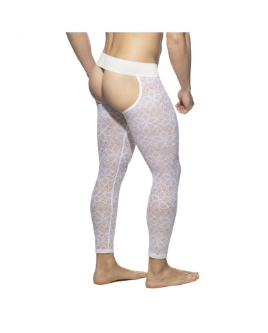 Addicted Flowery Lace Bottomless Long John AD1175