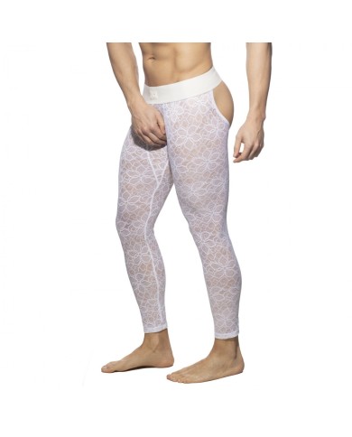 Addicted Flowery Lace Bottomless Long John AD1175