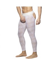 Addicted Flowery Lace Bottomless Long John AD1175