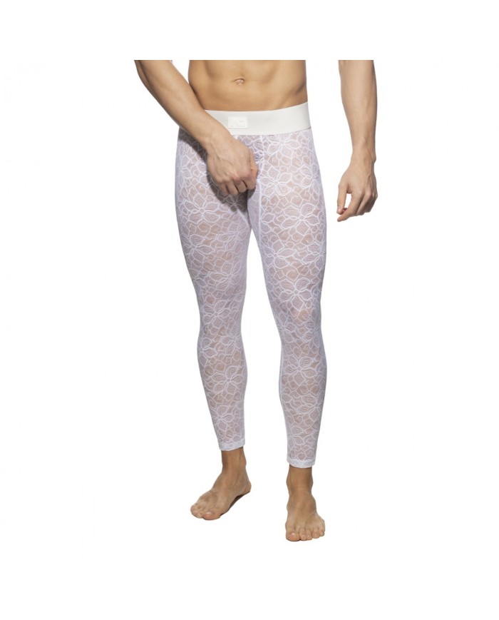 Addicted Flowery Lace Bottomless Long John AD1175