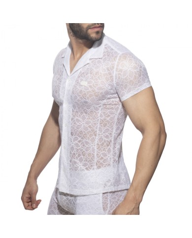 Addicted Flowery Lace Shirt AD1192