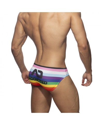 Addicted Inclusive Rainbow Swim Brief ADS323