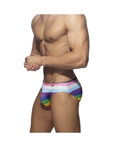 Addicted Inclusive Rainbow Swim Brief ADS323