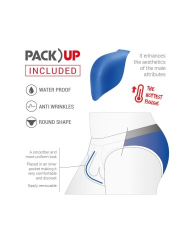 Addicted Inclusive Rainbow Swim Brief ADS323