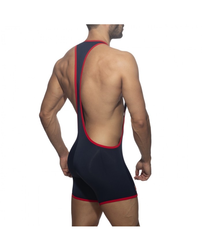 Addicted Rainbow Tape Wrestling Suit ADS322