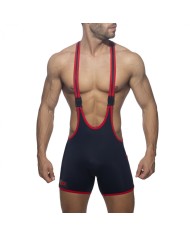 Addicted Rainbow Tape Wrestling Suit ADS322