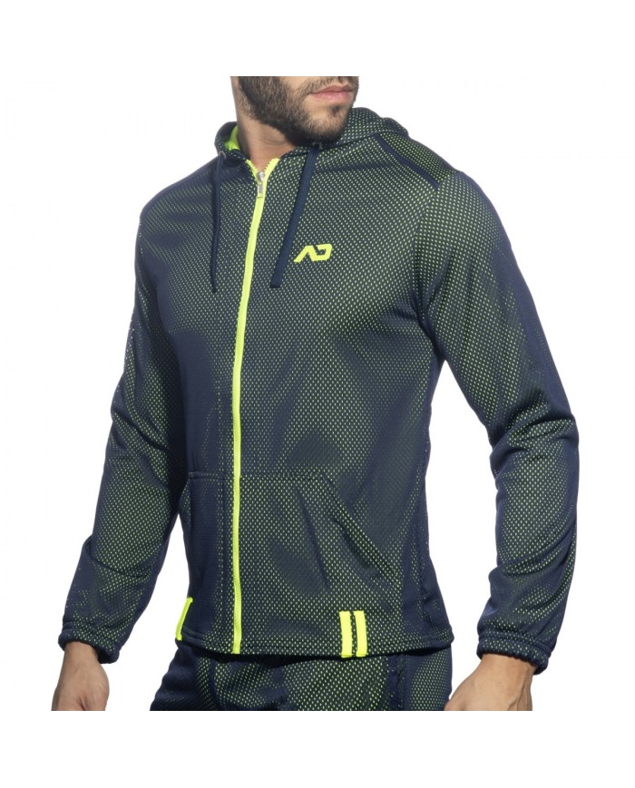 Addicted Long Sleeves Loop-Mesh Hoody AD1214