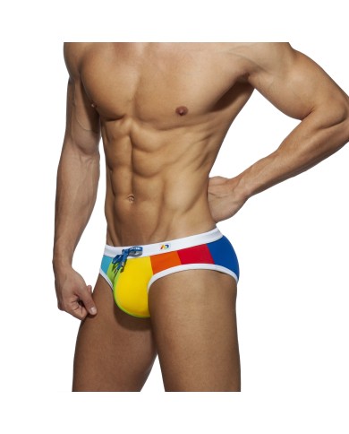 Addicted Regenbogen Badeslip ADS238