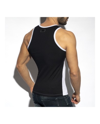 Es Collection Recycled Rib Bicolor Tank Top TS323 Es Collection Recycled Rib Bicolor Tank Top TS323
