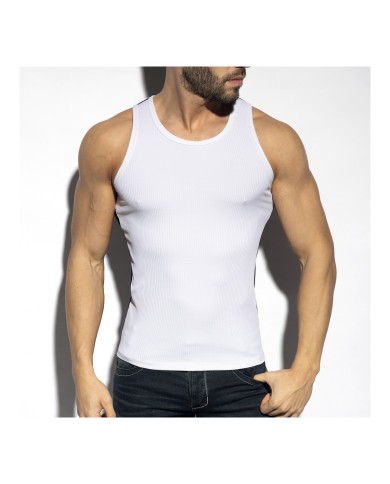 Es Collection Recycled Rib Bicolor Tank Top TS323 Es Collection Recycled Rib Bicolor Tank Top TS323