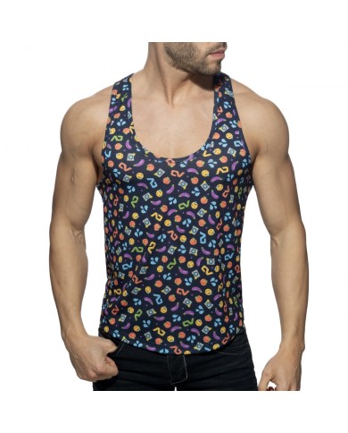 Addicted Emoji Tank Top AD1238 Addicted Emoji Tank Top AD1238