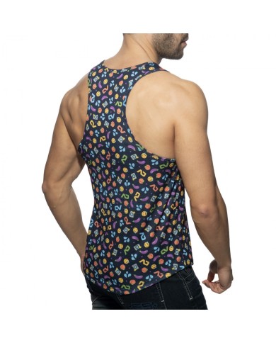 Addicted Emoji Tank Top AD1238 Addicted Emoji Tank Top AD1238