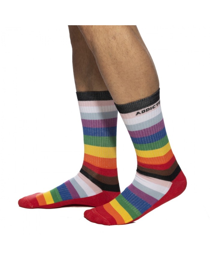 Addicted Inclusive Rainbow Socks Ad1252