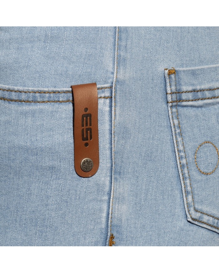 ES Collection Urban Denim Jumpsuit Shorts ESJ069