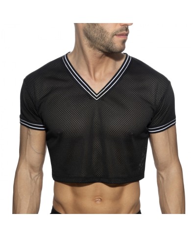 Addicted Slam V-Ausschnitt Crop Top AD1274