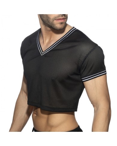 Addicted Slam V-Ausschnitt Crop Top AD1274