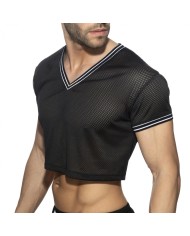Addicted Slam V-Ausschnitt Crop Top AD1274