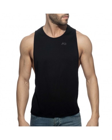 Addicted Schwarzer Baumwoll Tiefreiter AD1229