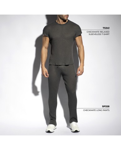 ES Collection Check-Mate Lose ärmelloses T-shirt TS341