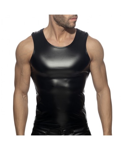 Addicted Gummi-T-Shirt mit Reißverschluss ADF215