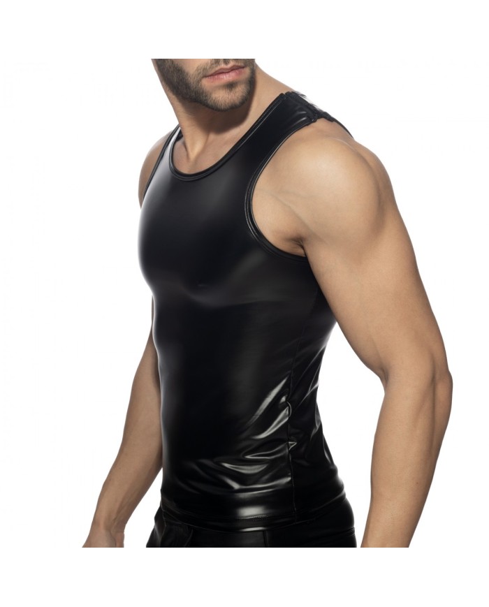 Addicted Gummi-T-Shirt mit Reißverschluss ADF215