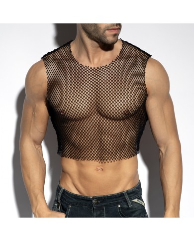ES Collection Beachy Mesh Crop Top TS338