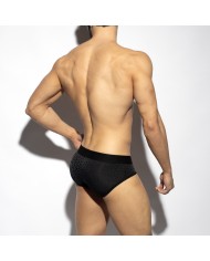 ES Collection Slip mit schwarzem Leopardenmuster UN623