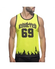 Es Collection Naturfarbenes gehäkeltes V-Ausschnitt Tanktop TS350