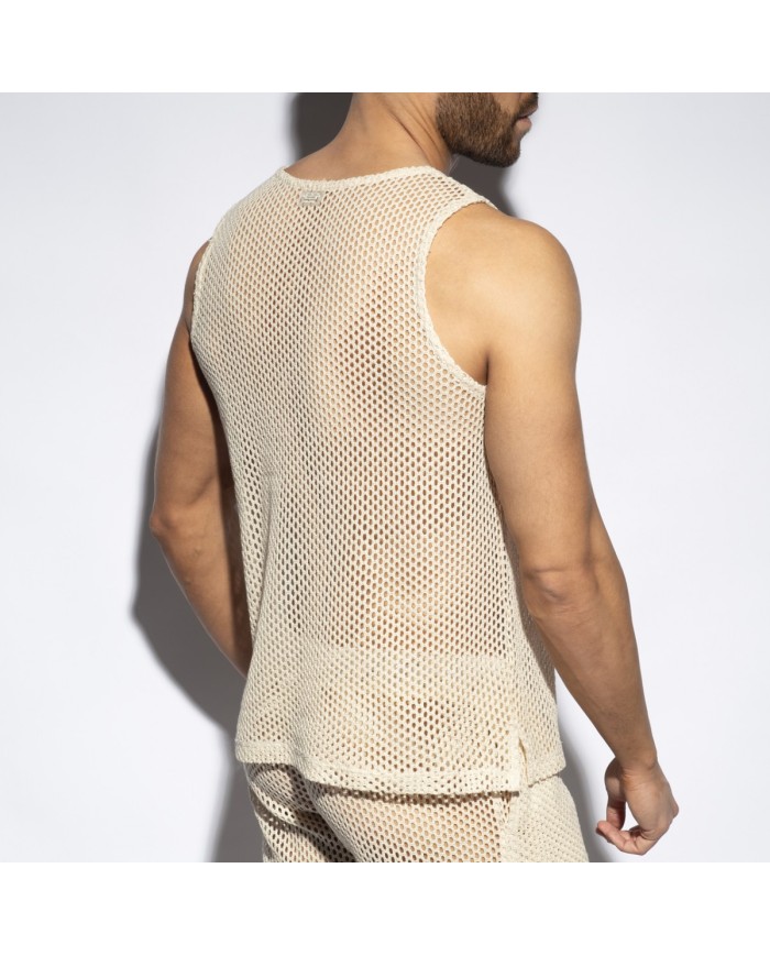 Es Collection Nyers Horgolt Tank Top TS352