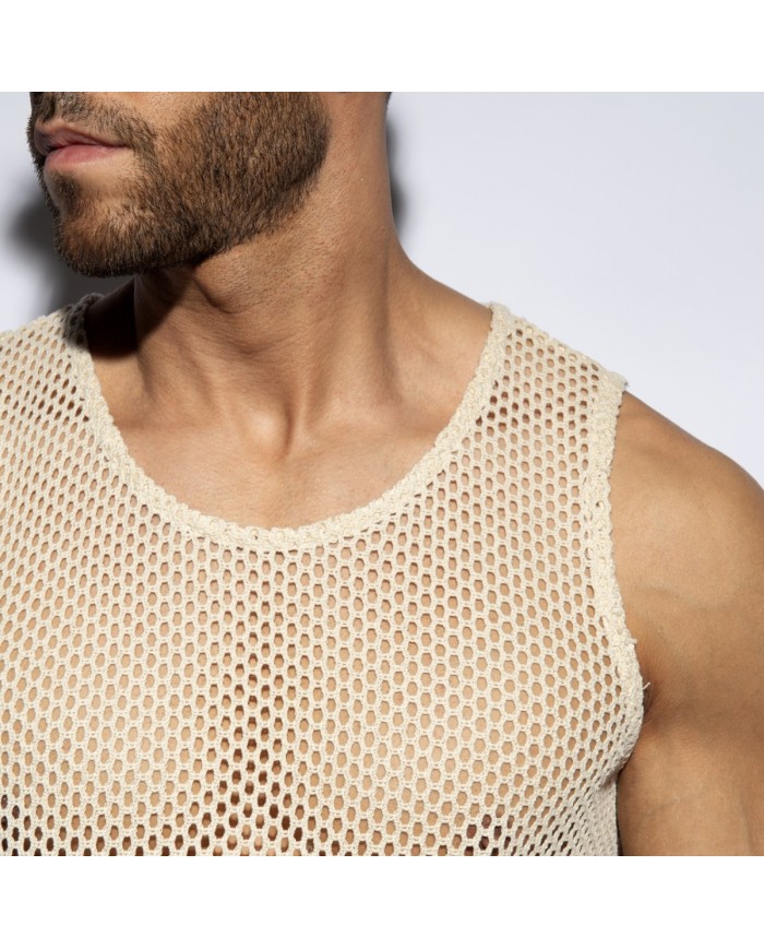 Es Collection Nyers Horgolt Tank Top TS352