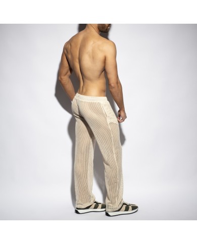 Es Collection Naturfarbene gehäkelte Hose SP347