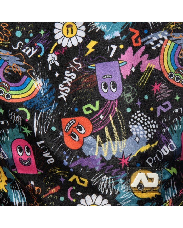 Addicted Spielerische Regenbogen-Badehose ADS347