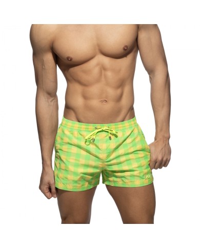 Addicted Badehose mit auffälligem Karomuster ADS350 Addicted Badehose mit auffälligem Karomuster ADS350