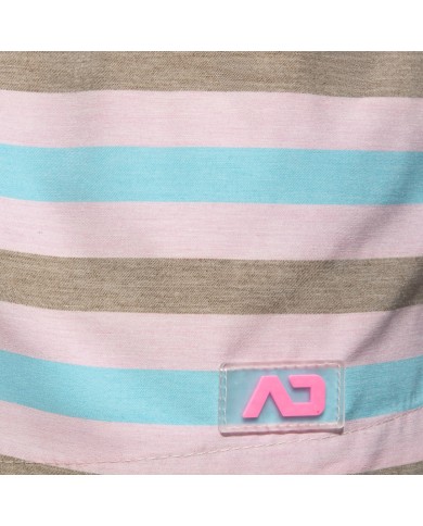 Addicted Gestreifte Badehose mit Tortenmuster ADS352 Addicted Gestreifte Badehose mit Tortenmuster ADS352