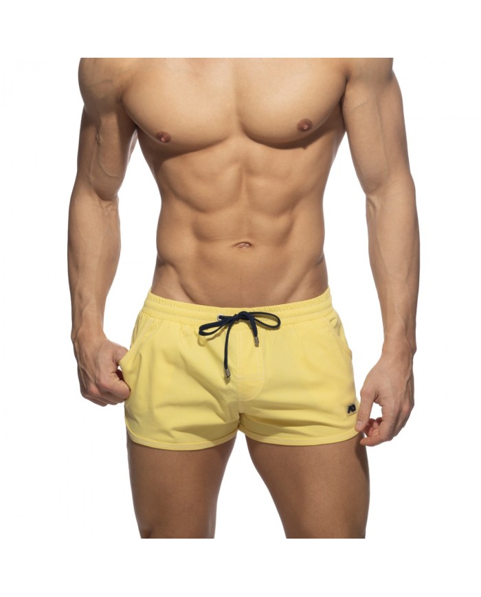 Addicted Badehose im Jeans-Design mit Felsenmotiv ADS356