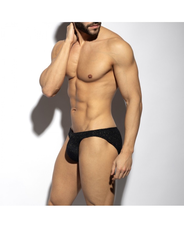 ES Collection Goldener Glitzer Bikini-Slip UN617