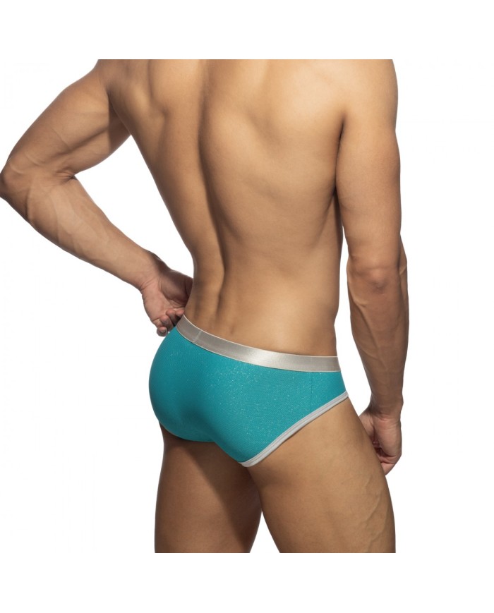 Addicted Glänzender Piqué Bade Slip AD1376