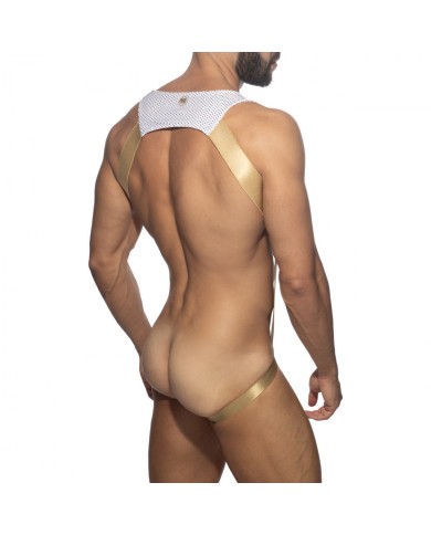 Addicted  Goldpunkte Party Body Geschirr ADP19