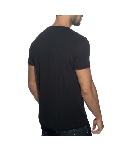 Addicted Barley V-Ausschnitt T-Shirt AD1387