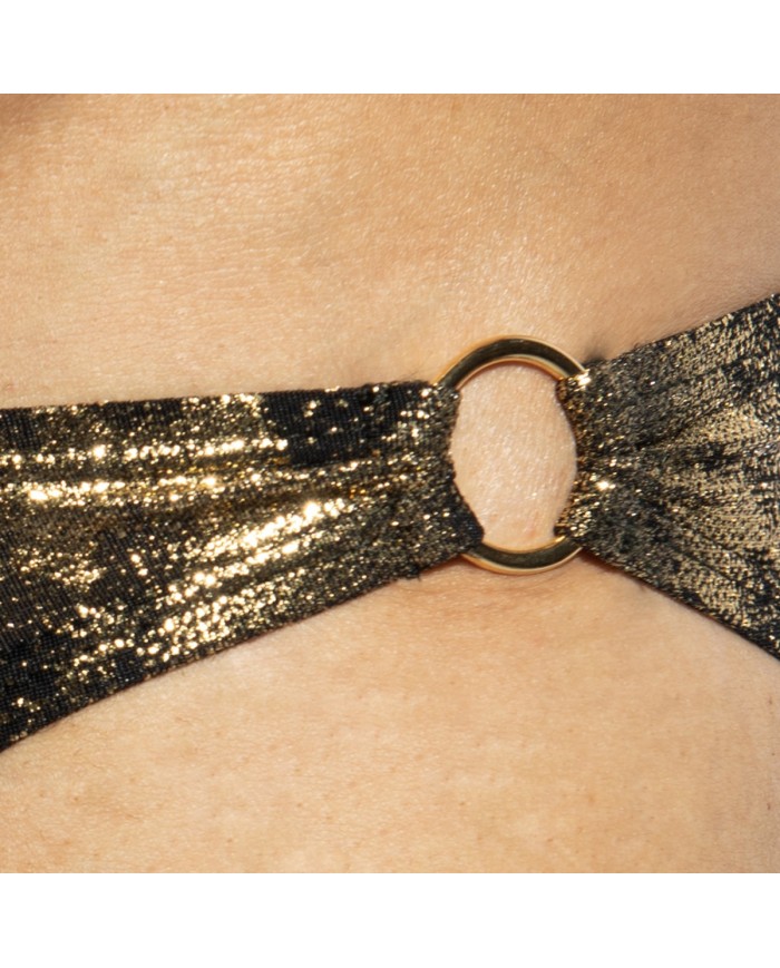 ES Collection Gold + Gold Bikini Slip UN657