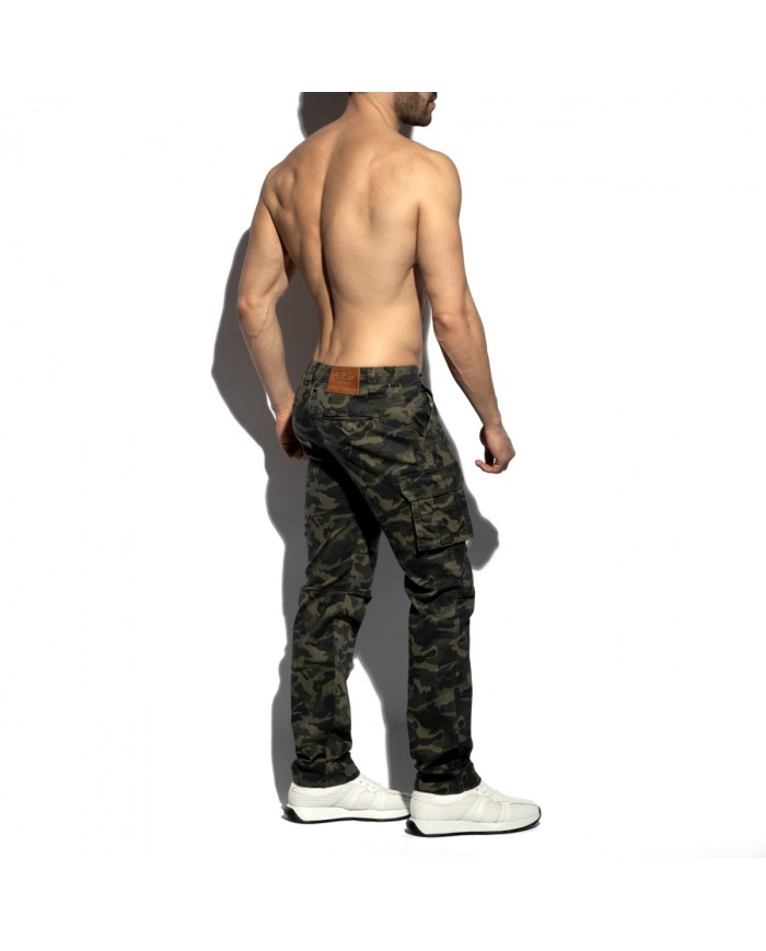 ES Collection Cargo Jeans Mit Camouflage Muster ESJ077