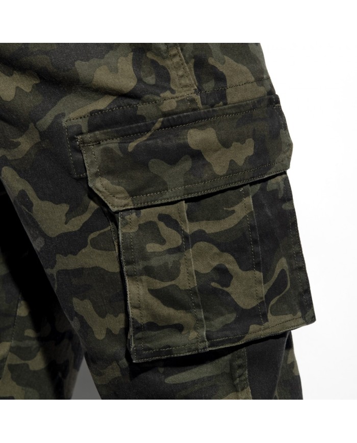 ES Collection Cargo Jeans Mit Camouflage Muster ESJ077