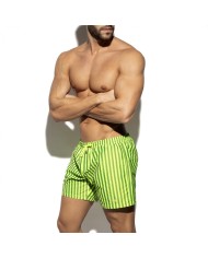 ES Collection Neon Gestreifte Badehose 2523
