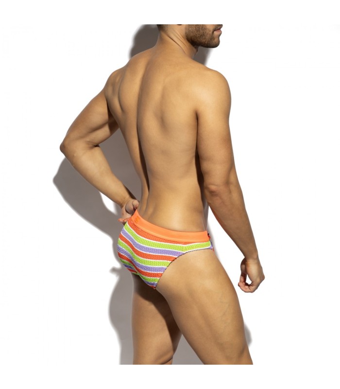 ES Collection Bikini Slip im 70er Streifenlook 2611